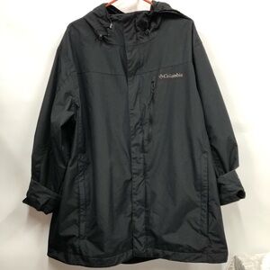 Columbia Omni-Tech black Rain jacket women’s see measurements